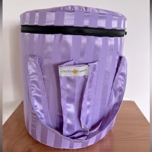 NEW 8” Purple Silk case 💛 Crystal Tones for Crystal Singing bowls ✨ NWOT!